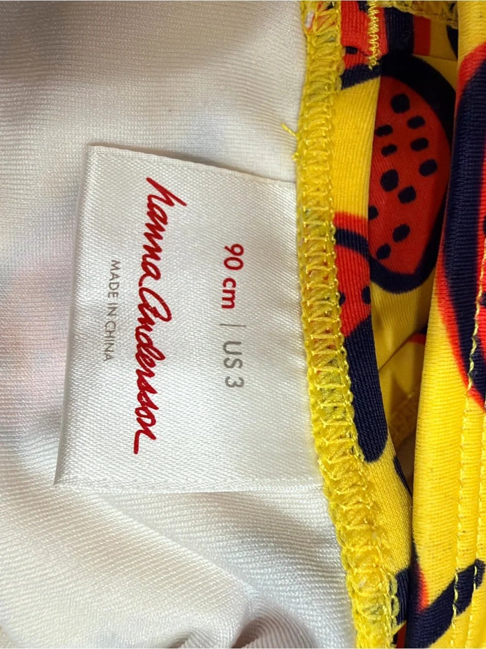 Hanna Andersson Yellow, Navy & Red Kids Top